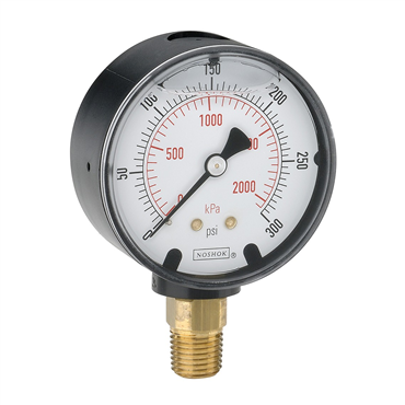0 to 10000 psi 2 1/2 in Pressure Gauge